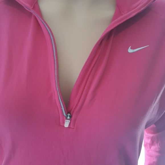 Nike Fit Dry Shirt Pullover Pink Size Medium - Picture 4 of 8